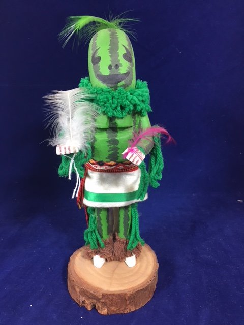 Vintage Watermelon Melon Kachina Doll 10": Vintage Watermelon Melon Kachina Doll 10"Local shipping cost is $29