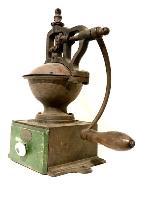 Antique French Peugeot Freres coffee grinder: Antique French Peugeot french coffee grinderApprox 15" TallLocal shipping cost is $75No Pick up option