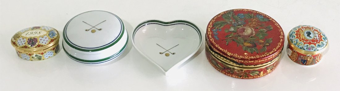 Vintage four dresser pillbox Halcyon 1998 & more: Vintage four dresser pillbox Halcyon 1998 & three more.local shipping cost $26No pick up option for this item