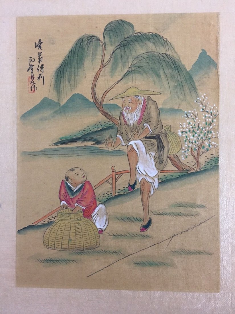 Vintage CHINESE Woodblock #1: Vintage CHINESE Woodblock Print Unframed. 11"X8". Shipping cost for this item within the USA is $18No pick up option for this item