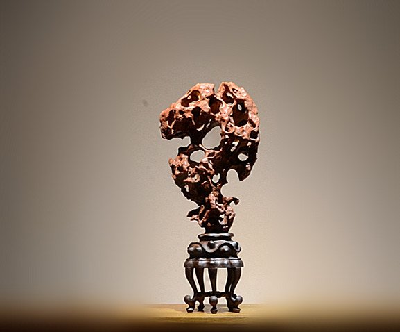 Rare Old Chinese Red Taihu Lake Scholar Rock Stone (1 of 9)