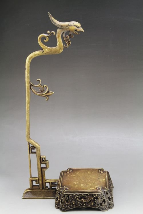 Vintage Chinese  Scholar Bronze Brush Holder (1 of 8)