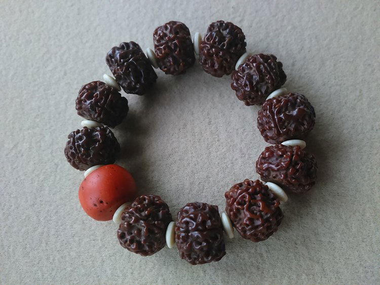 Antique Tibetan Celestial Putizi Bead Bracelet (1 of 7)