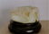 Antique Chinese Scholar White Jade Carved Water Pot - 4