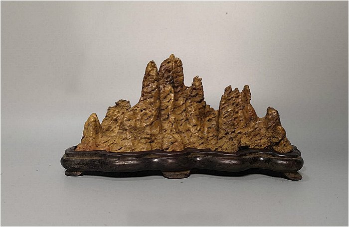 Antique Chinese Scholar Taihu Stone Stand (1 of 6)