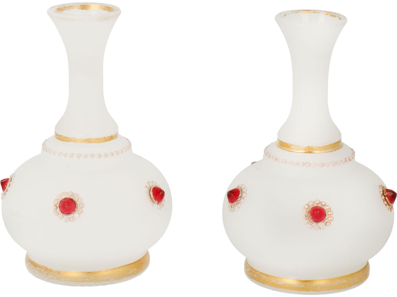 Peking Glass Cameo Vase Red On White Sep 14 2019 Blackwell