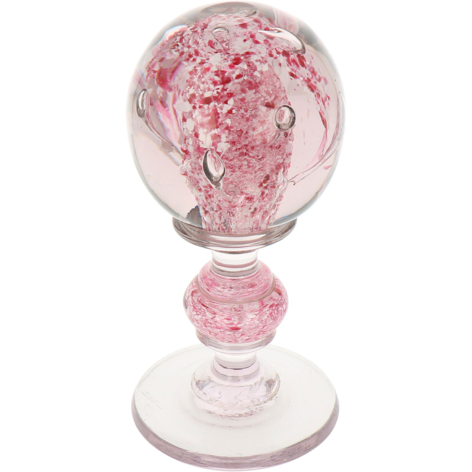 An 'end of days' paperweight. 20th century.: Dim. H: 17 x 8 cm.