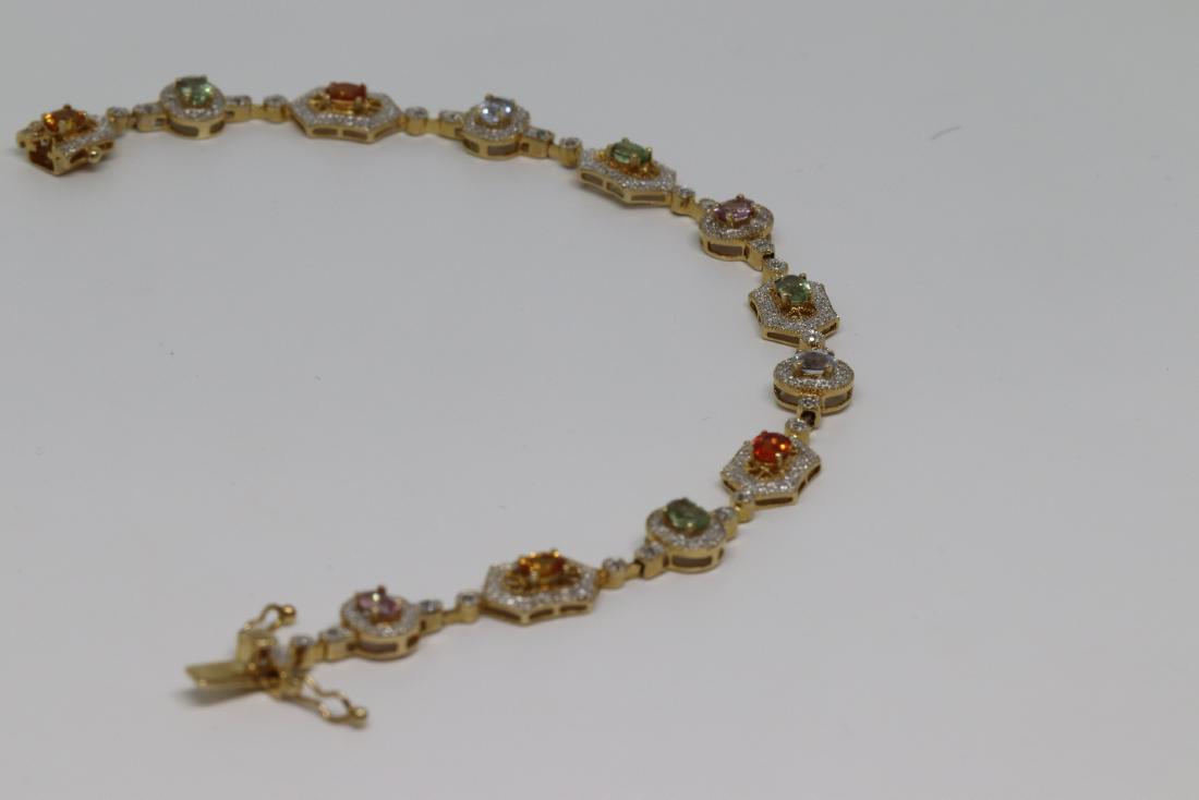14k Birthstones Bracelet (1 of 3)