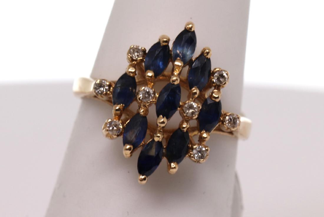 Sapphire/ Diamond Ring (1 of 1)