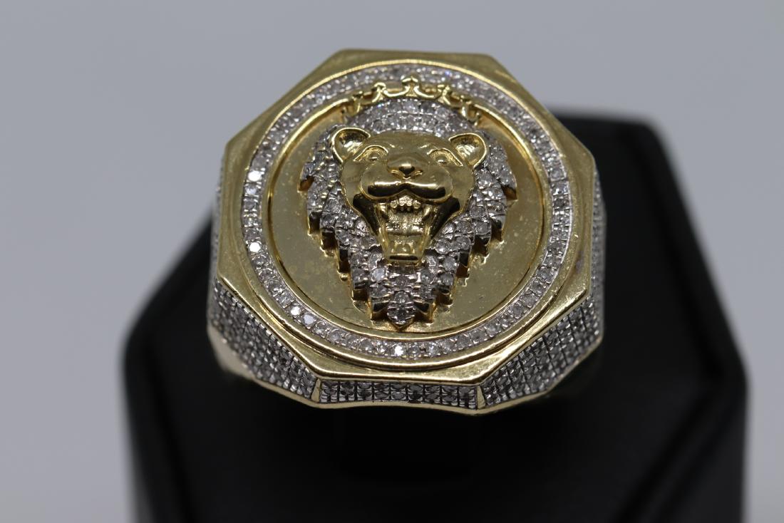 14k Men's Diamond Ring (1 of 4)