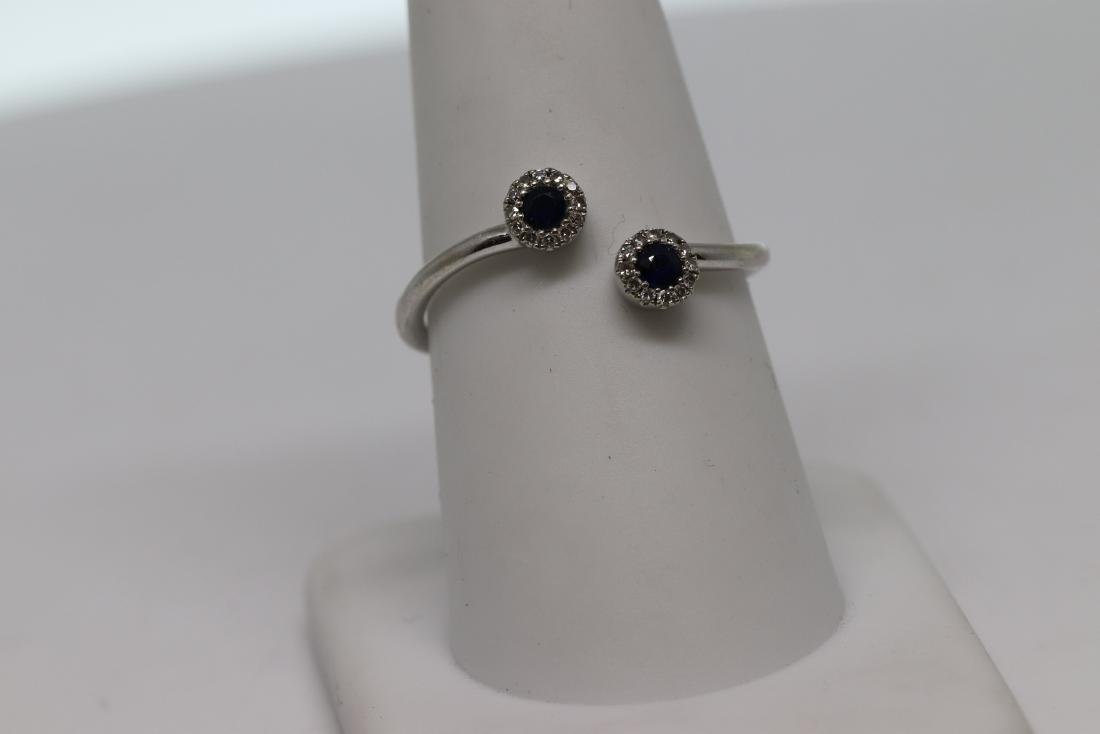 14k Diamond/Sapphire Ring (1 of 4)