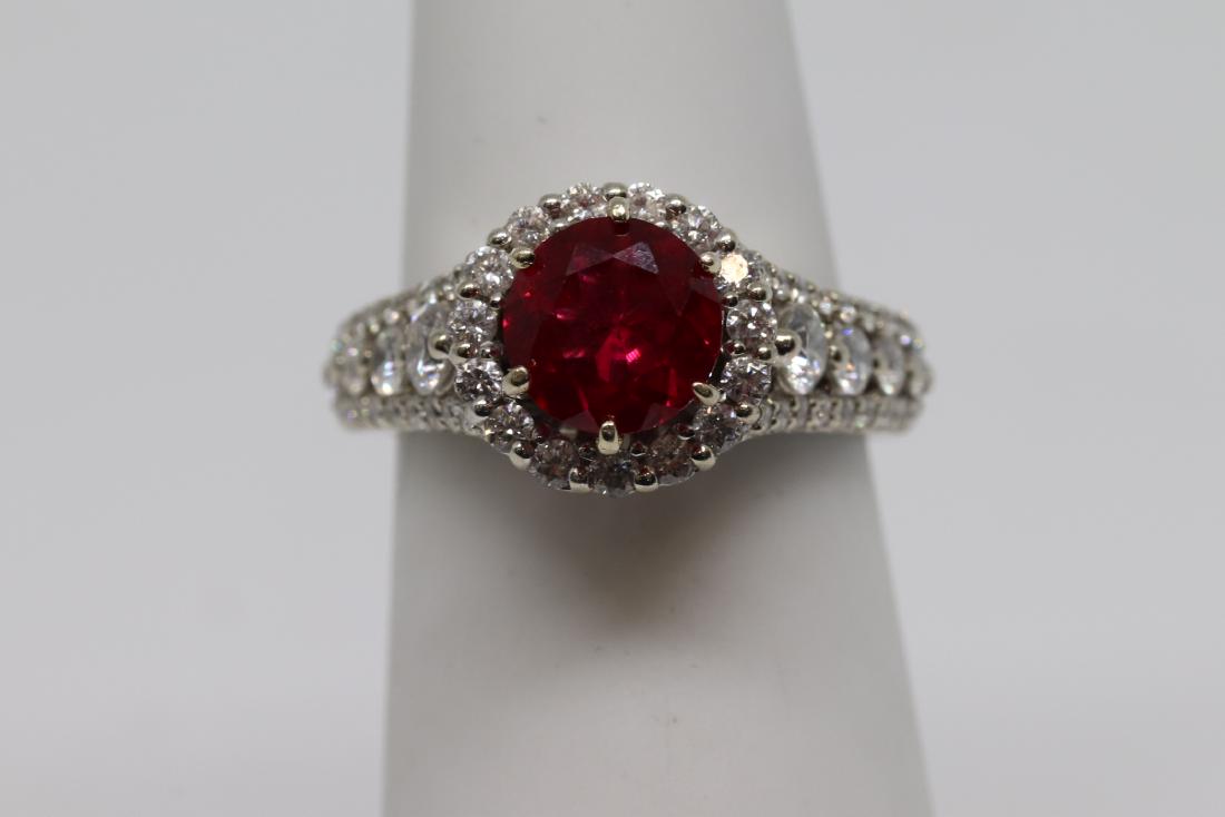 14k Diamond Ring White Gold (1 of 1)