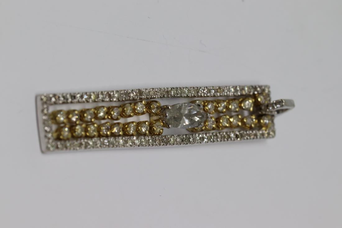 18k Vintage Design Diamond Pendant (1 of 6)