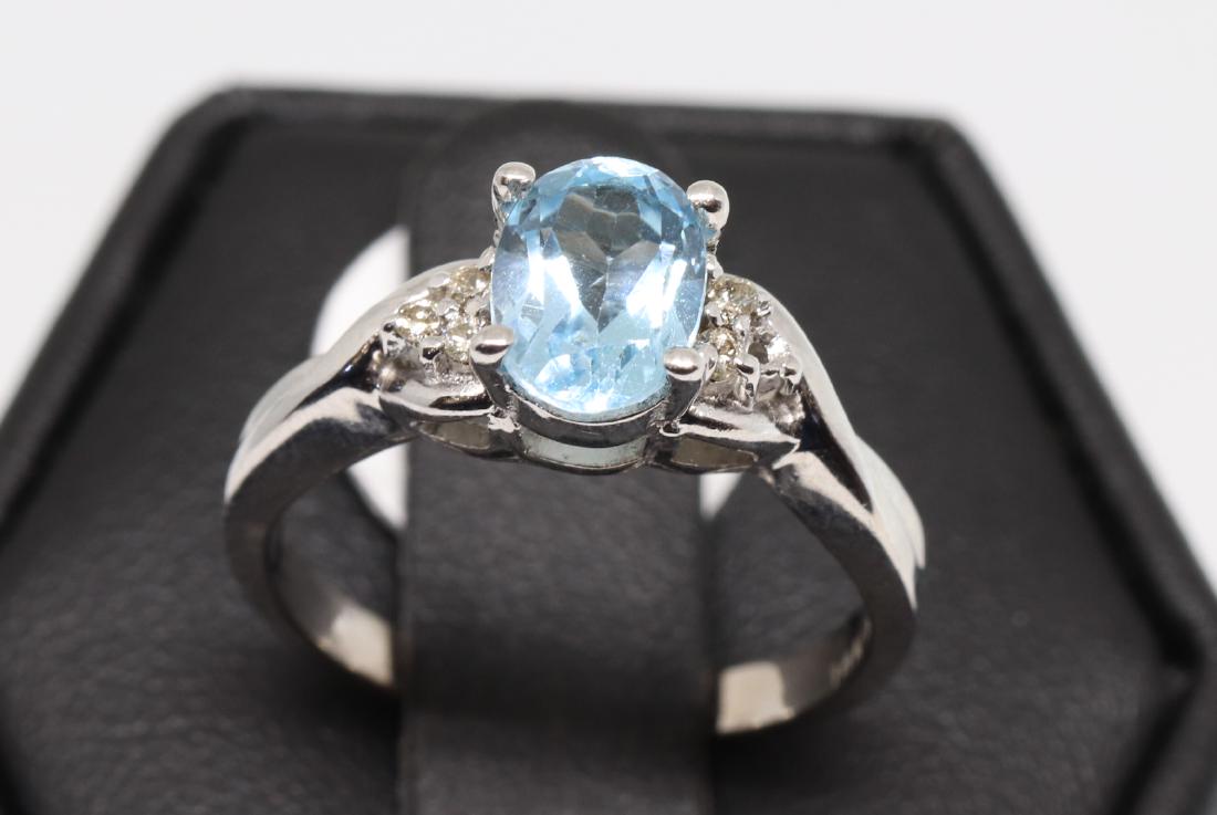 Aquamarine Women's Ring (1 of 1)
