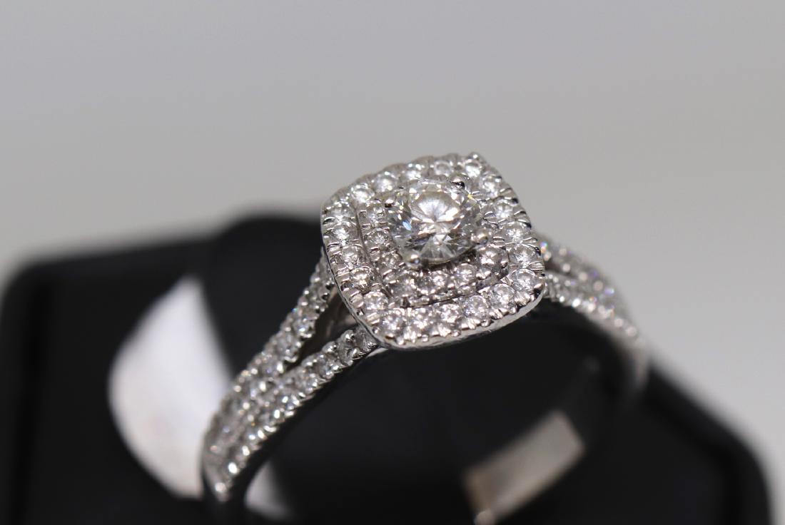 14k Halo Diamond Ring (1 of 1)