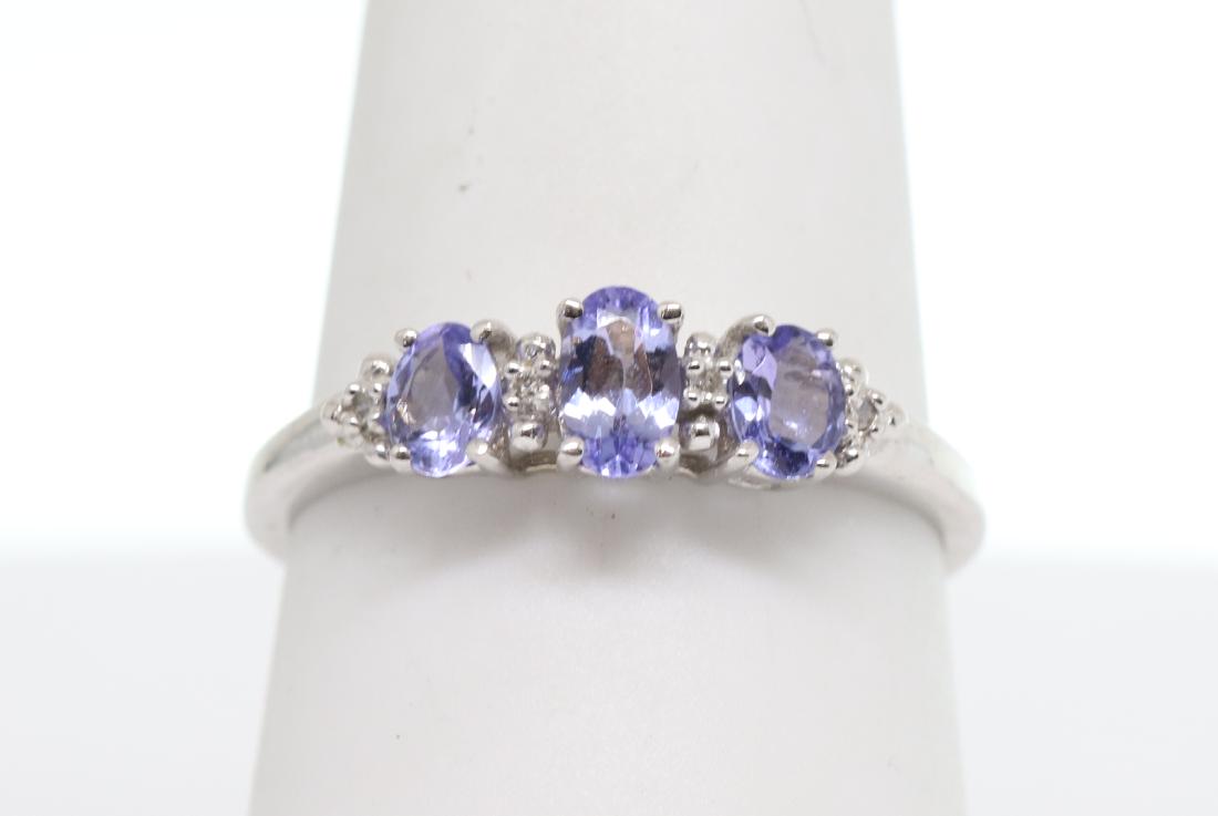 Tanzinite Diamond Ring (1 of 2)