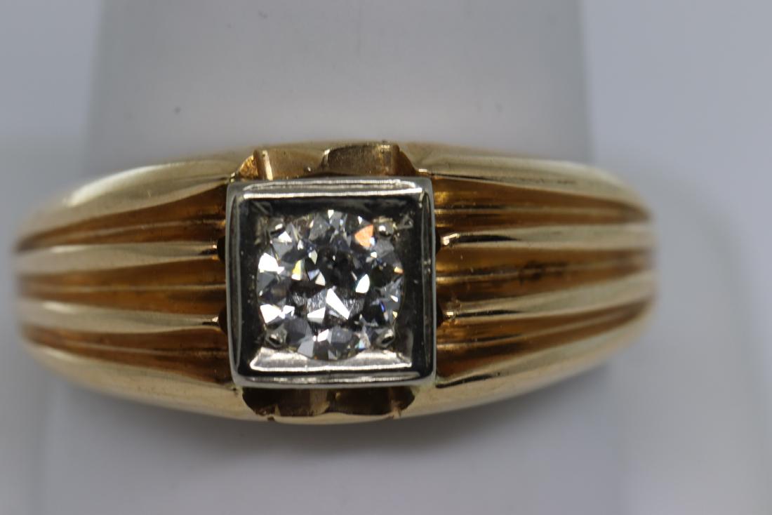 Men's Art Deco Diamond Ring