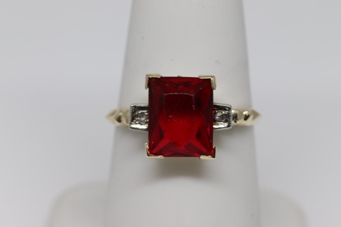 Yellow Gold Diamond Ring (1 of 2)