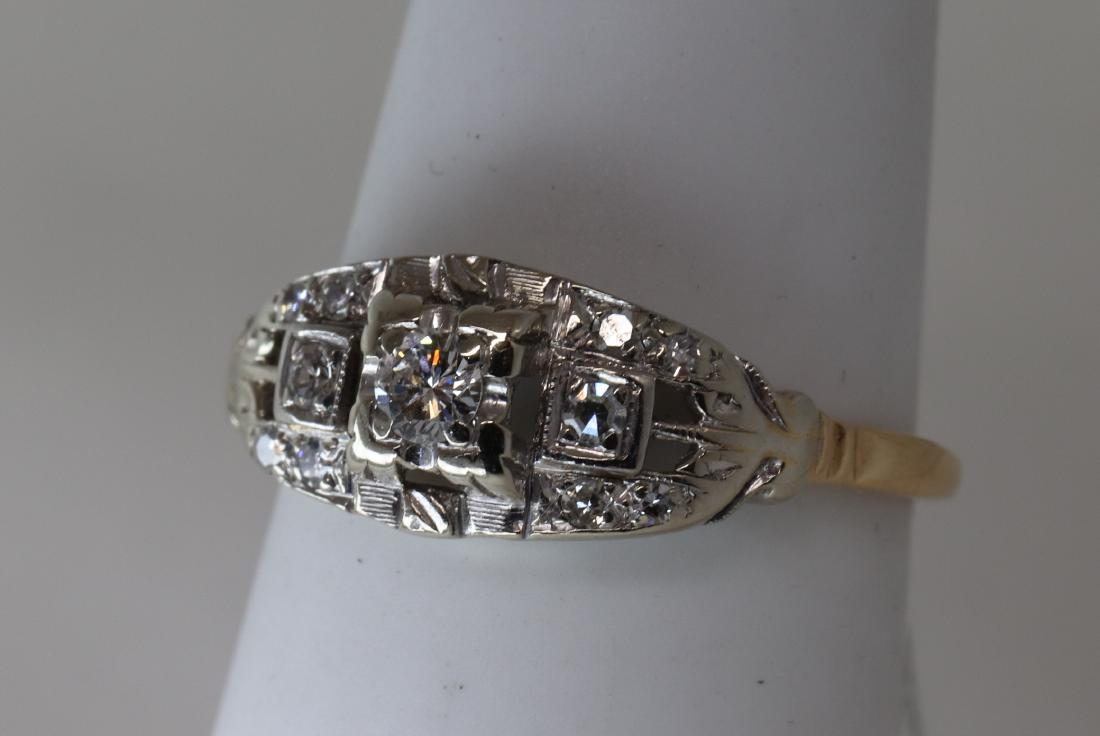 Vintage 14k Diamond Ring (1 of 1)