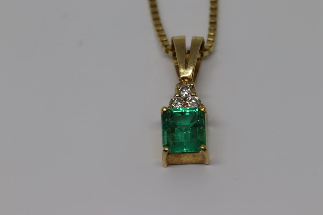 Art Deco Emerald pendant