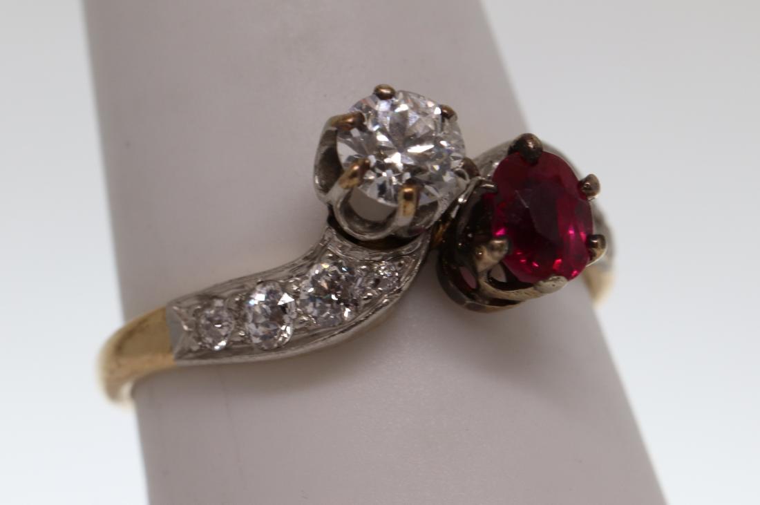 Vintage Diamond & Ruby Ring (1 of 1)
