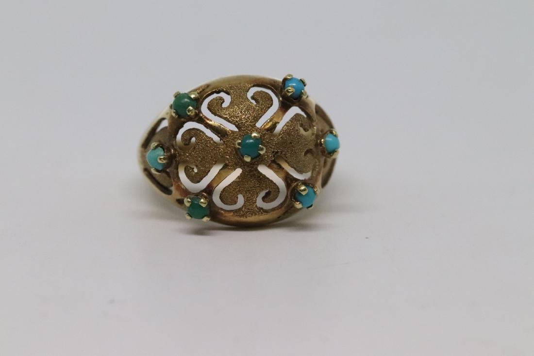 Art Deco Turquoise Ring (1 of 3)