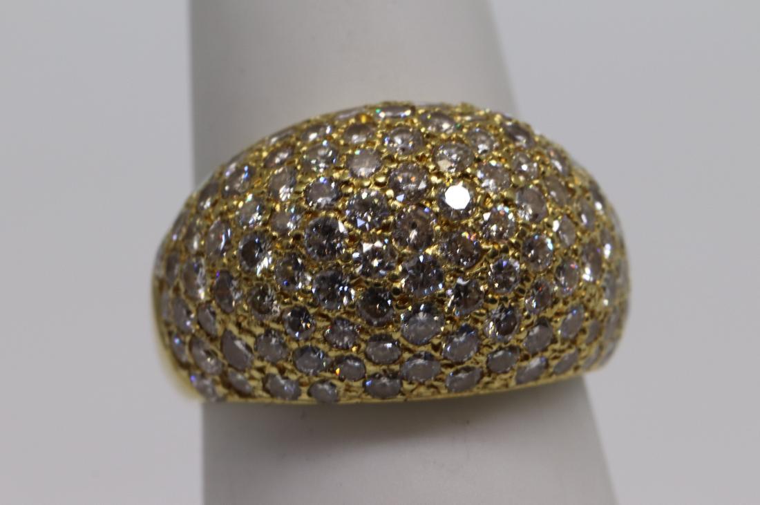 18k Diamond Pave Ring (1 of 2)