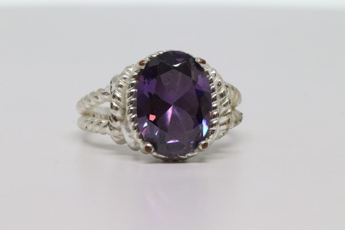 Amethyst Silver Ring (1 of 3)