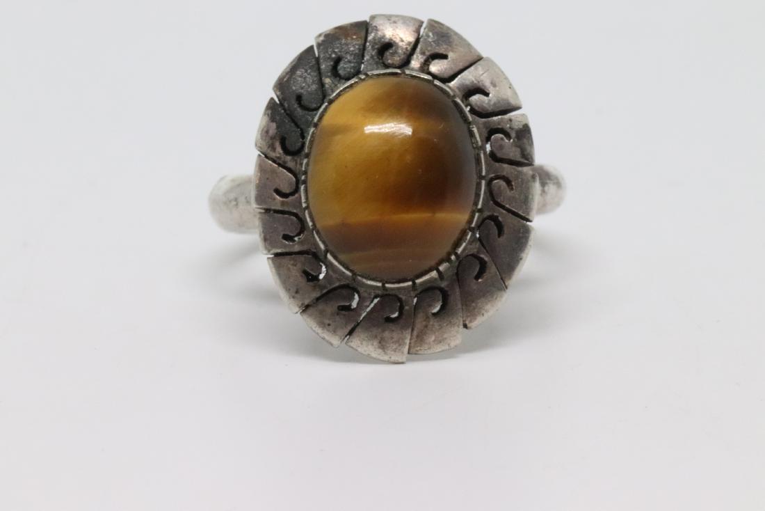 Amber Silver Ring (1 of 3)