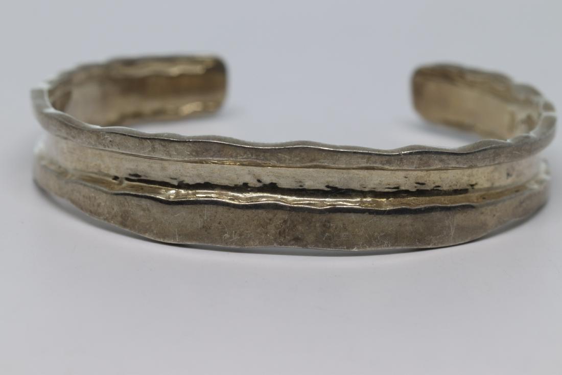 Mens cuff Bangle 925 silver (1 of 2)