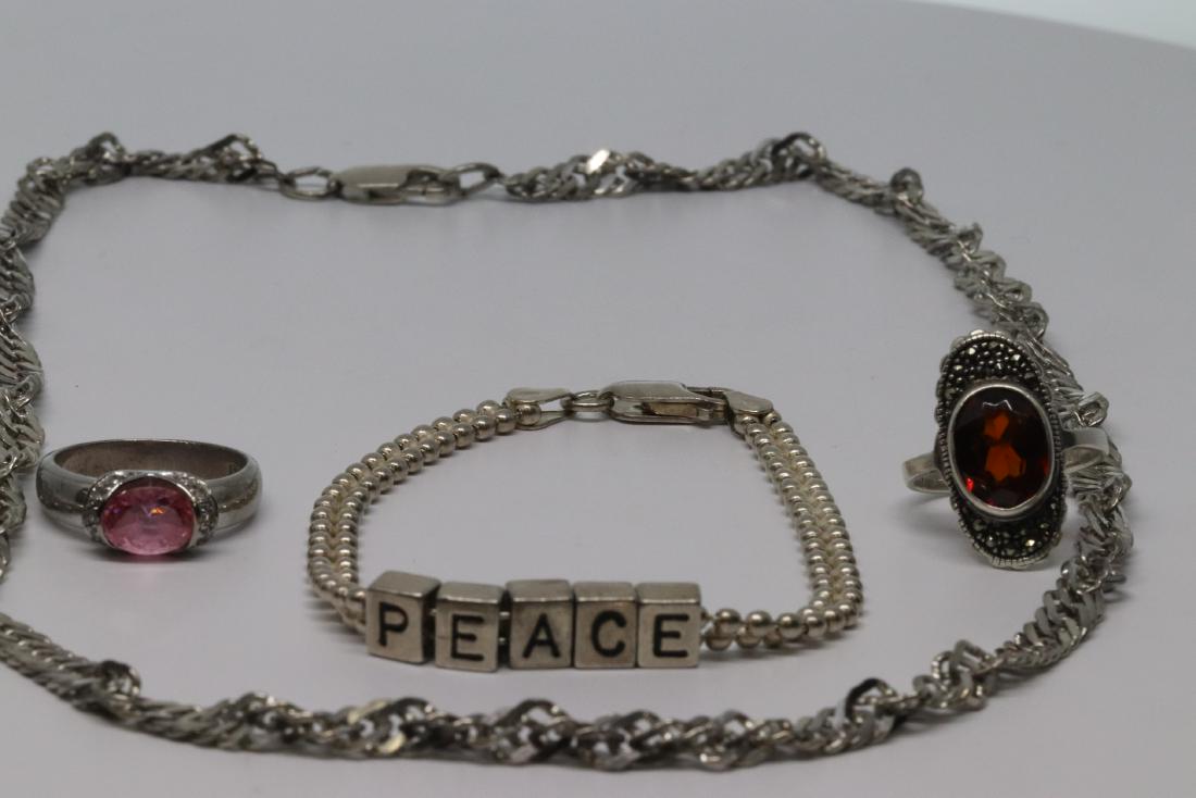 Assorted lot Art Deco Silver Jewelry .925 (1 of 6)