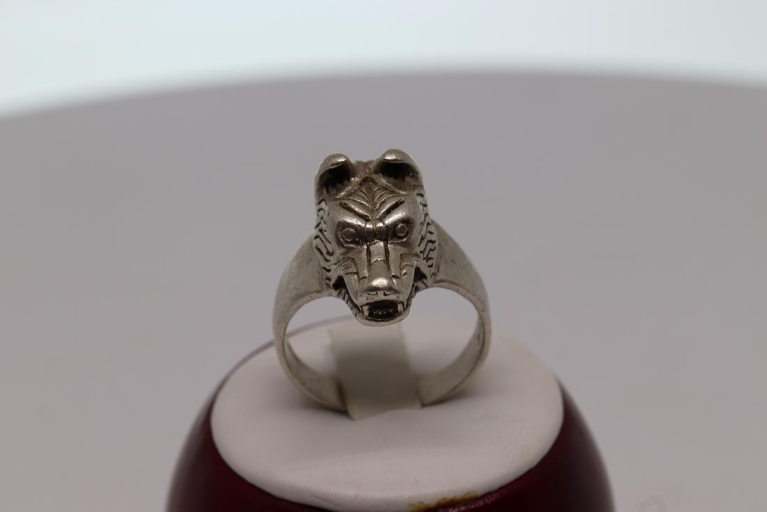 Silver Men's Ring (1 of 3)
