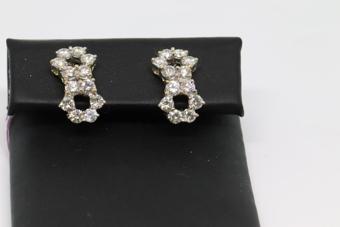 14k 2.50ctw Diamond Earrings (1 of 4)