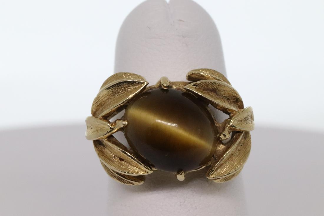 14Kt Tiger's Eye Ring (1 of 4)