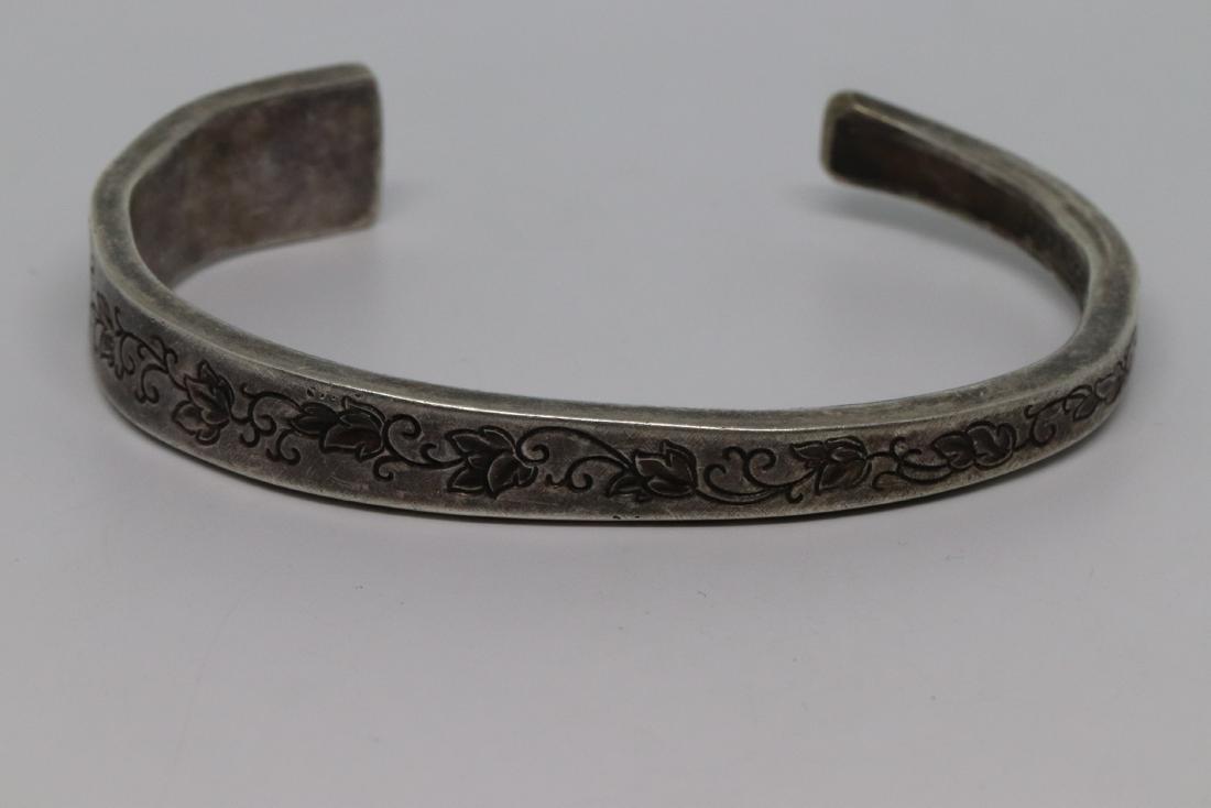 Vintage 1847 Roger's Bro Silver Cuff Bangel (1 of 6)