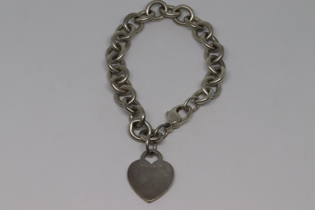 Tiffany & Co Sterling Silver Heart Bracalet (1 of 3)
