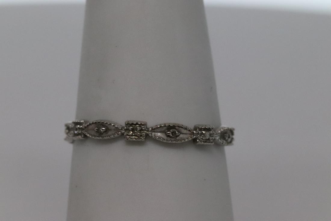 14Kt Stackable Diamond Rings (1 of 3)