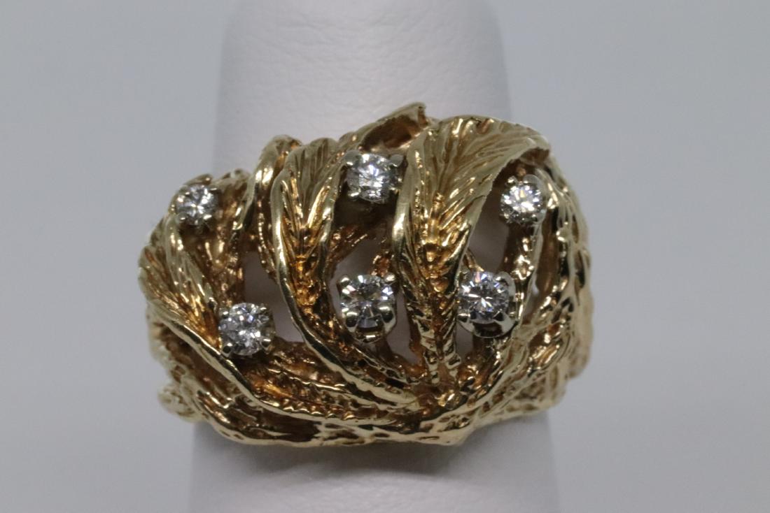 Art Deco 14k Womens Diamond Ring (1 of 4)