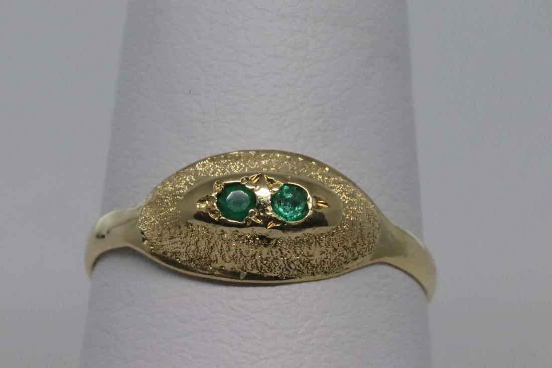 18k Art Deco Emerald Ring (1 of 3)