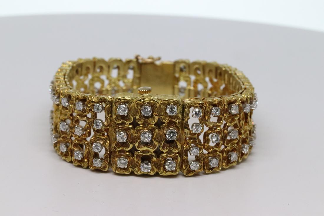 18Kt Ladies Diamond Watch "Moviga". (1 of 7)