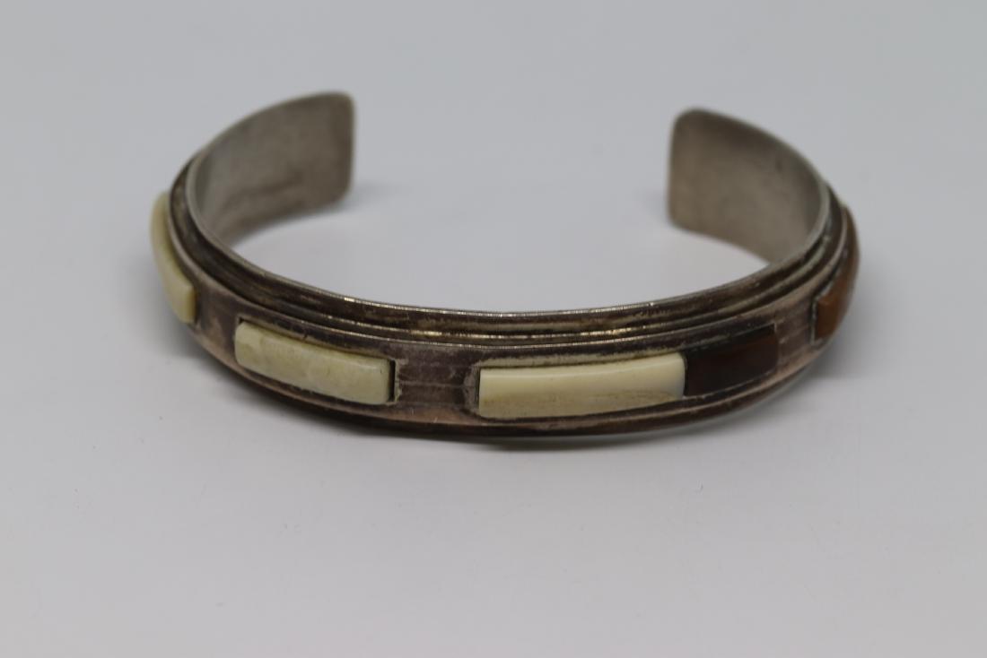 sterling Design Cuff Bangle (1 of 2)