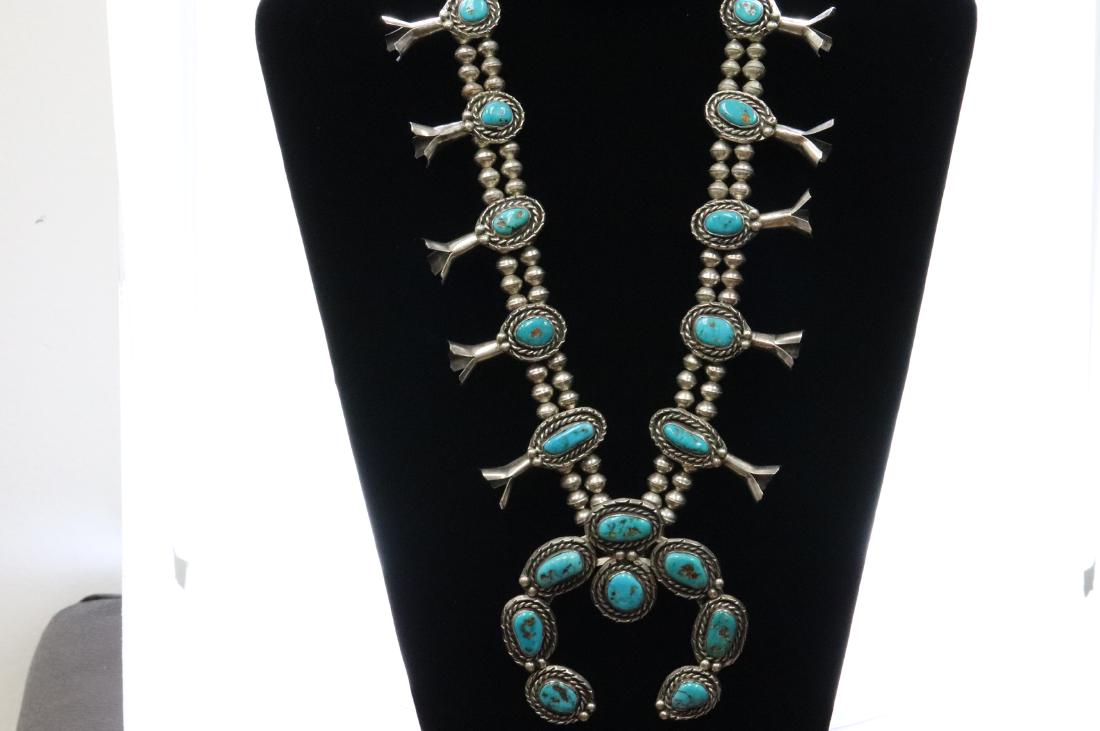 Native American Turquoise Necklace (1 of 2)