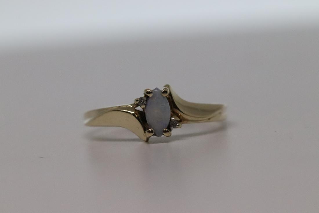 Opal & Diamond Ring (1 of 2)