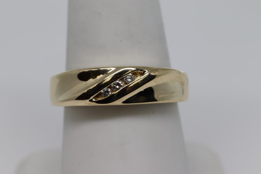 14k Men's Diamond Ring (1 of 4)