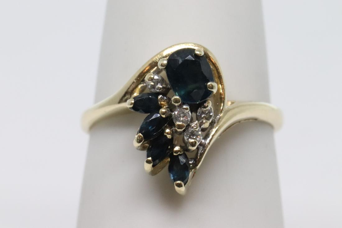 14k Sapphire/Diamond Ring (1 of 4)