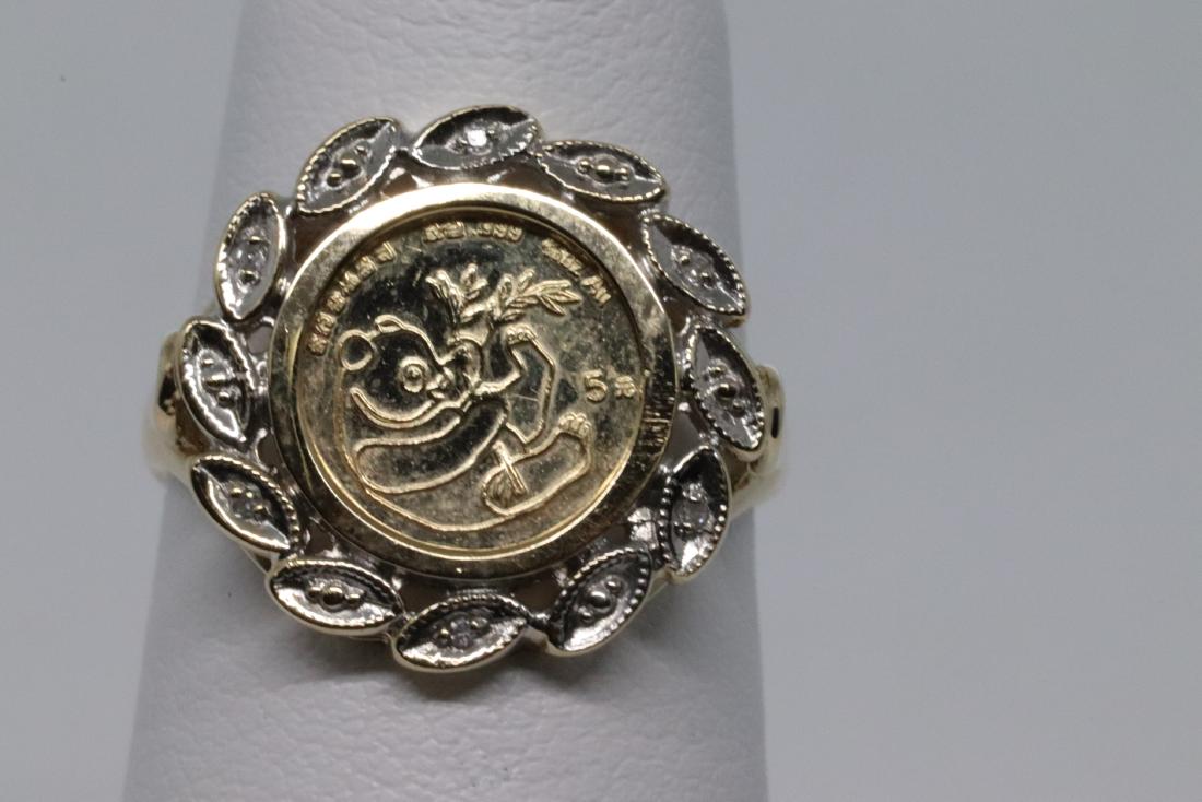 Ladies Diamond Panda Ring (1 of 3)