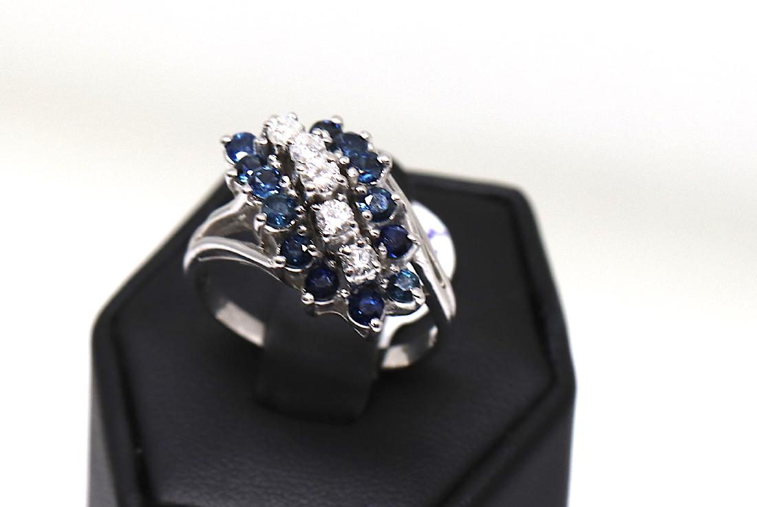 14k Sapphire ring/ Diamonds (1 of 2)