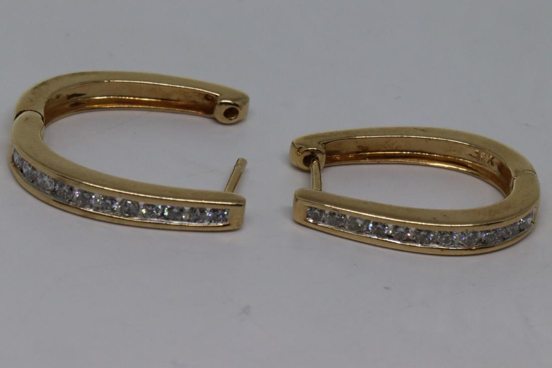 14Kt Ladies Diamond Earrings (1 of 4)