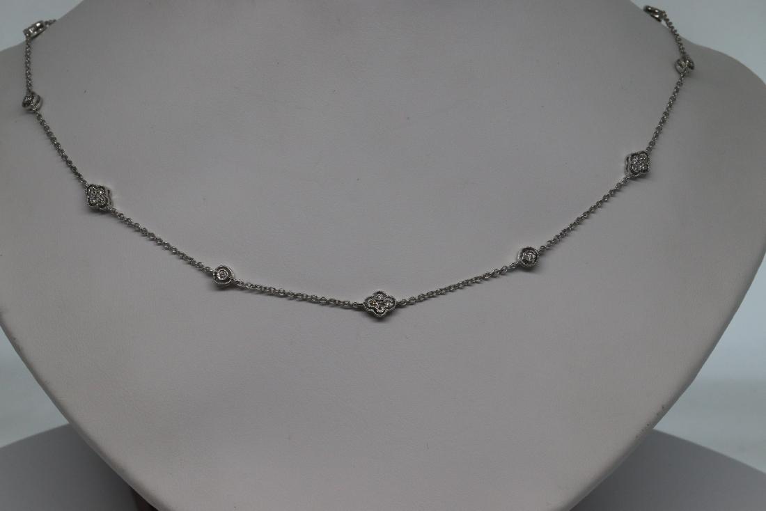 18Kt Diamond Necklace (1 of 7)