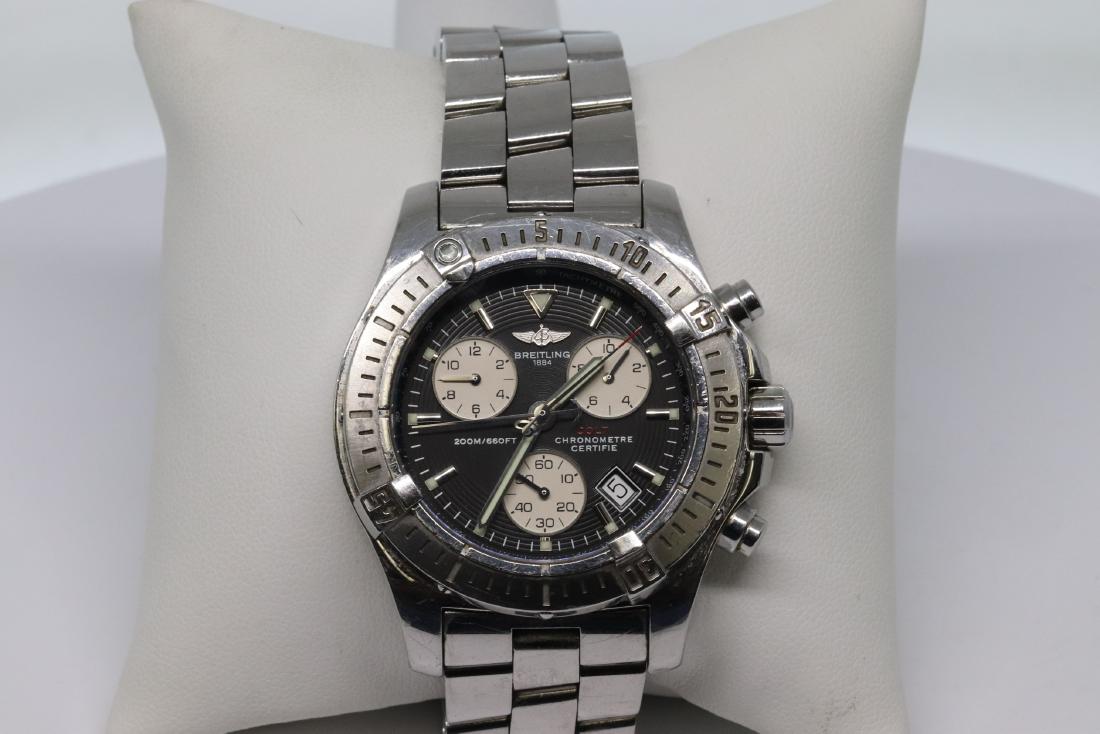 Breitling Colt Black Panda Dail Chronograph Steel (1 of 9)